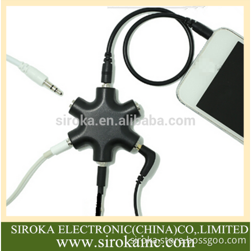 100% Brand New & High Quality 3.5mm earphone music splitter for iPhone iPod